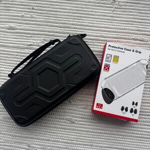 Nintendo Switch 2 Travel Bundle Carrying Case + iVoler Mag‑Safe Grip Case (New)